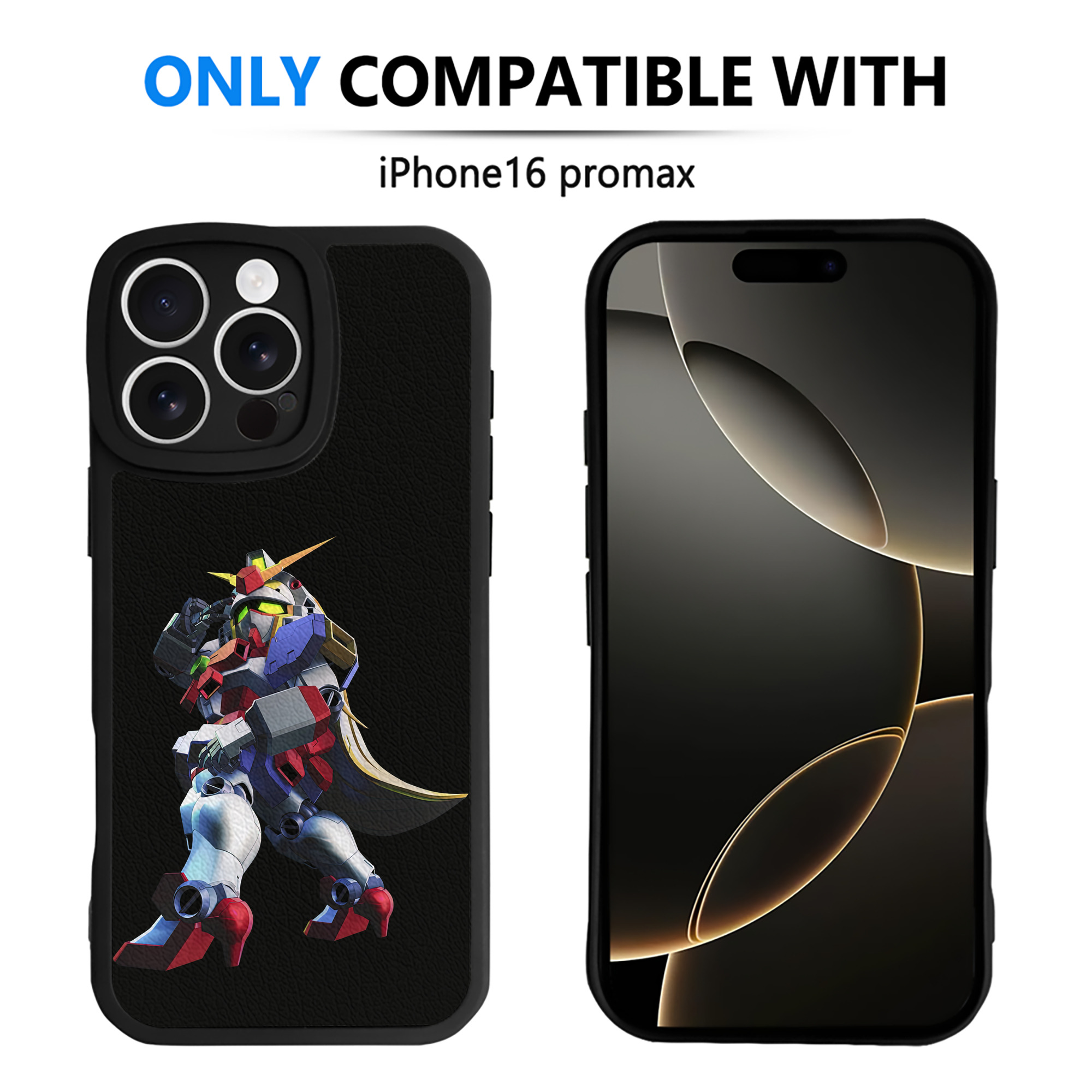 （画像用） 機動戦士ガンダム Mobile Suit Gundam 【iPhone 16シリーズ対応】シリコンスマホケース（レザー調） 材質：シリコン
